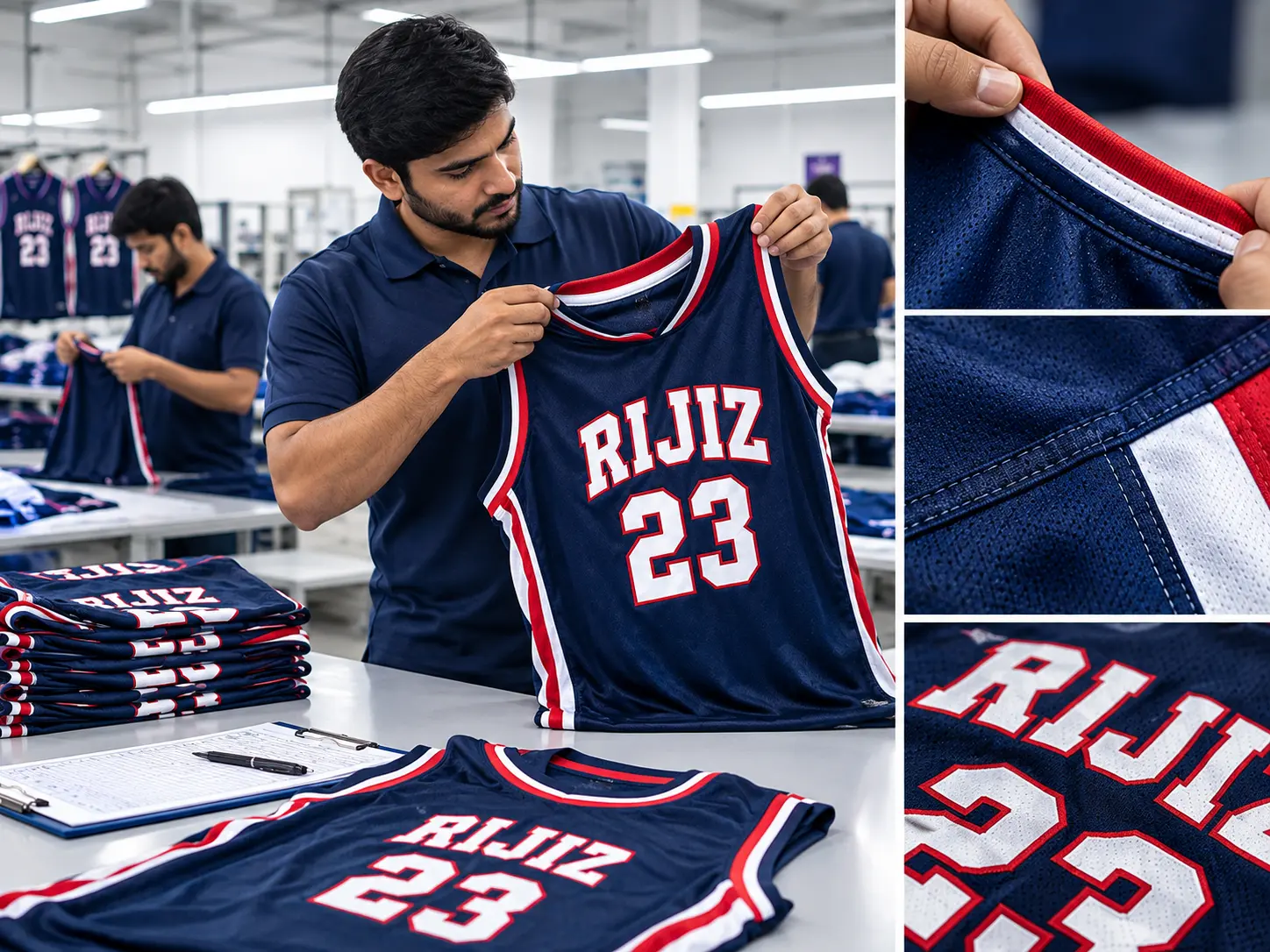 Every Basketball Jersey Passes the Same AQL 2.5 Inspection as the Rest of the Rijiz Sports Line
