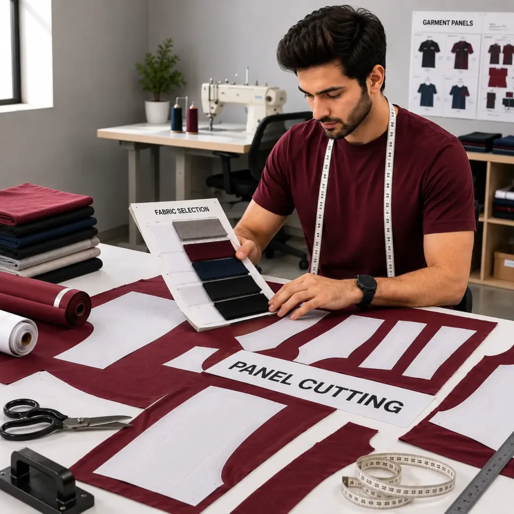 Fabric Selection and Panel Cutting