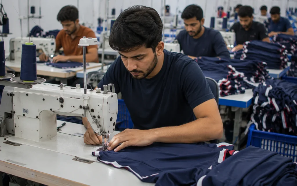 stitching process
